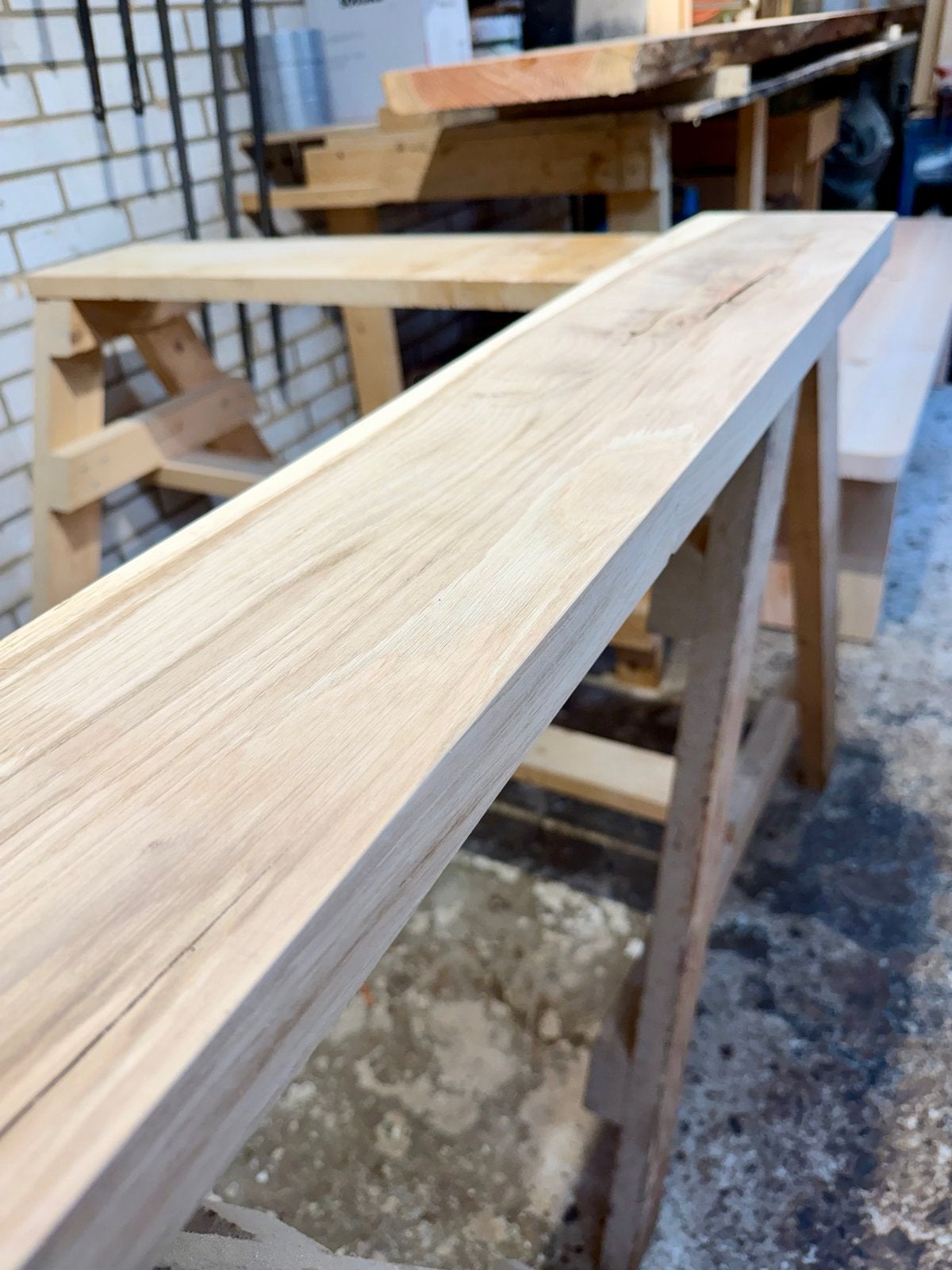 Gedroogde eiken plank 100x17x3.5 cm incl. blinde montage, Huis en Inrichting, Ophalen of Verzenden, Nieuw