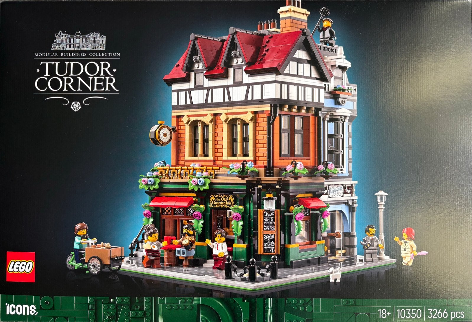 LEGO Tudor Corner (10350) - Zo goed als nieuw, compleet, Ophalen, Zo goed als nieuw, Overige merken