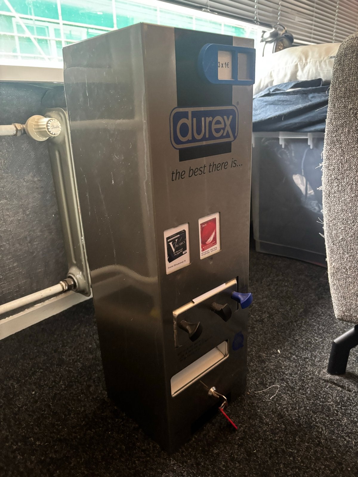 Vintage Durex condoomautomaat - Zeldzaam verzamelobject, Antiek en Kunst, Ophalen