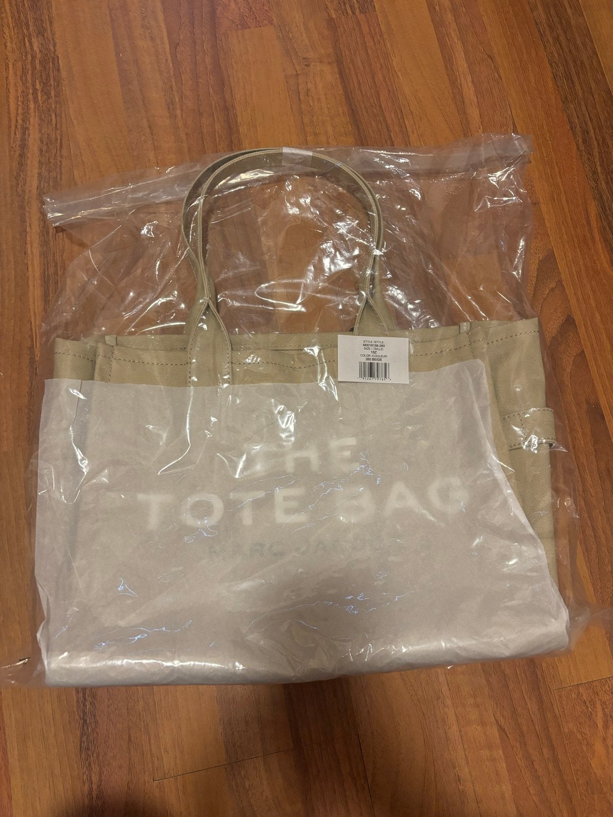 Marc Jacobs The Tote Bag - Nieuw met label en bon, Ophalen, Nieuw, Beige, Shopper