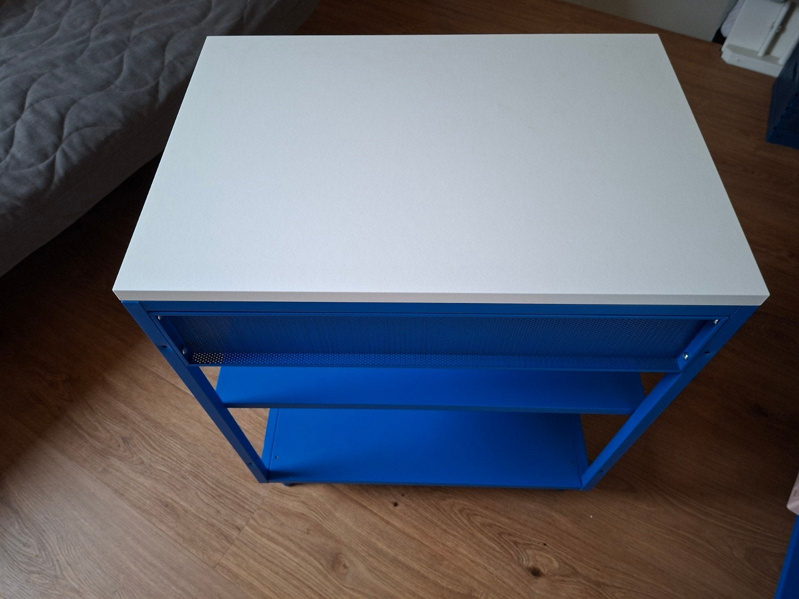 2x IKEA Platsa Kastje - Blauw/Wit, Huis en Inrichting, Ophalen, Zo goed als nieuw