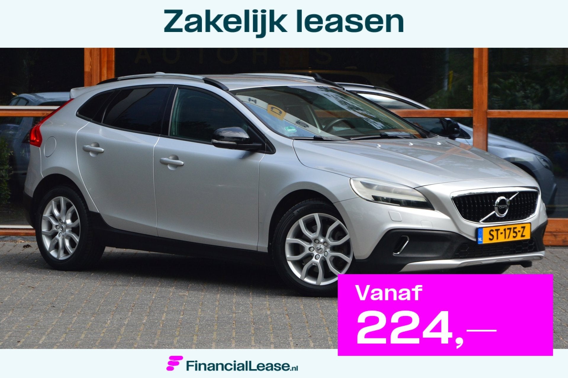 Volvo V40 Cross Country T3 Geartronic | Camera | Trekhaak 15, 700 kg, Leder en Stof, Origineel Nederlands, Bedrijf