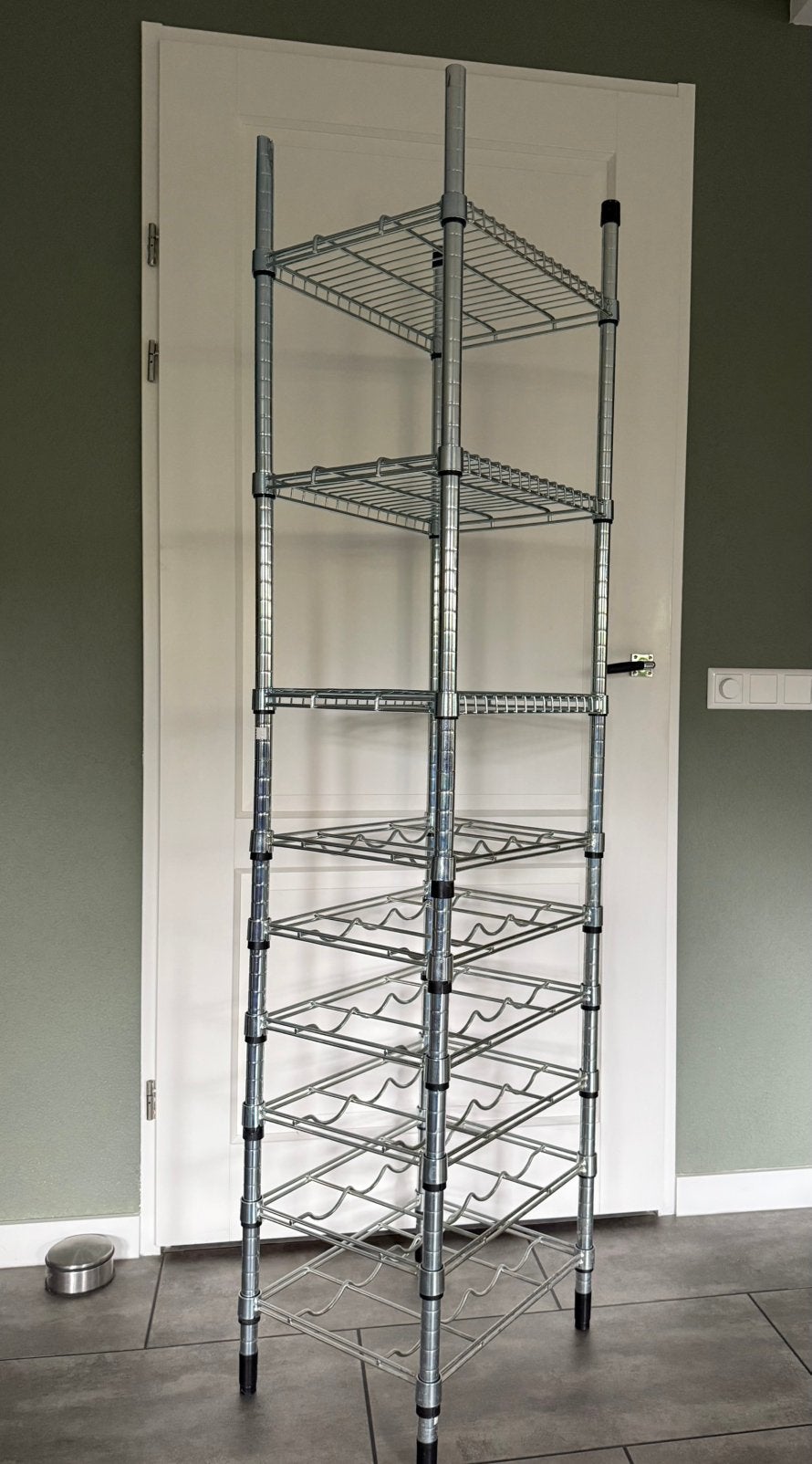 Ikea Omar stellingkast (smal) incl 6 wijnleggers, Ophalen, Zo goed als nieuw