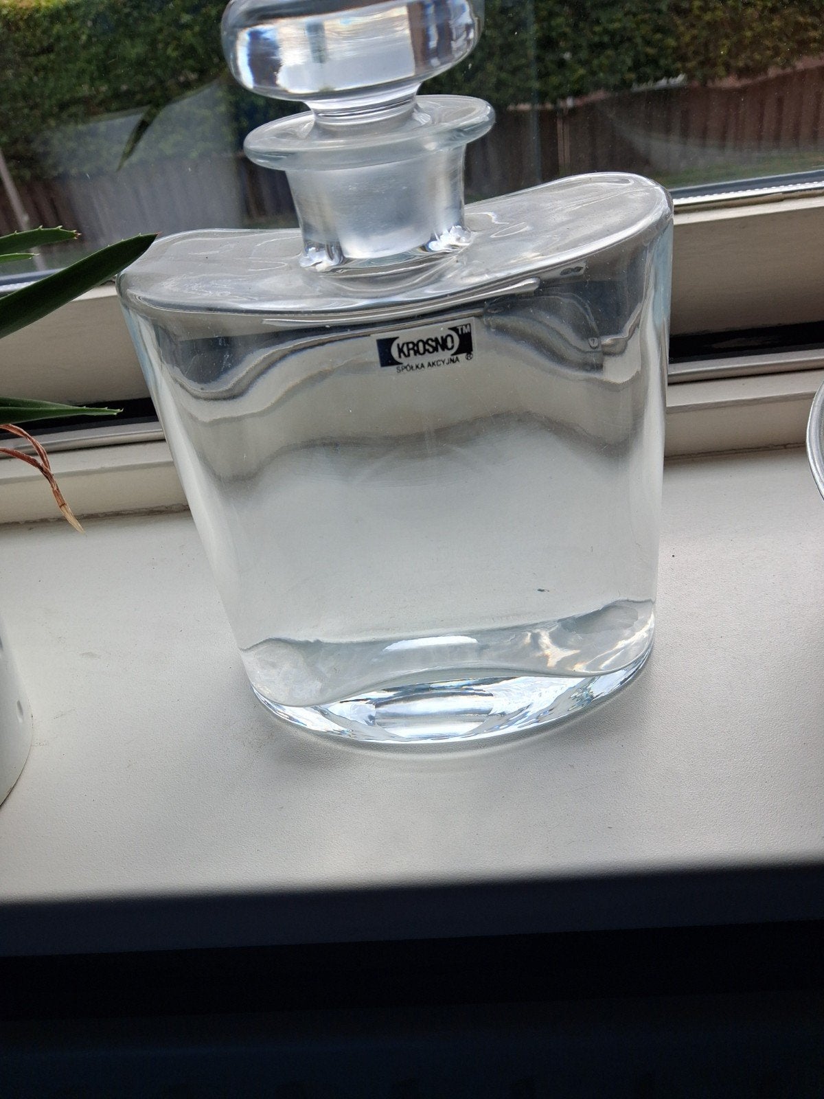 Krosno vaas, Ophalen of Verzenden, Gebruikt, Glas, 20 cm