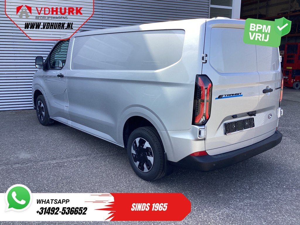 Ford E-Transit Custom L2 Trend 330 WLTP LED/ Snellader/ Stan, Automaat, 330 km, Gebruikt, Origineel Nederlands