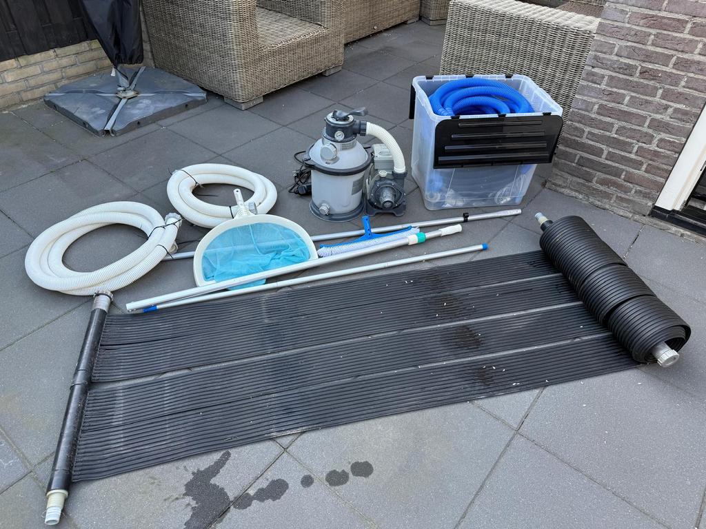 Zwembad pomp en accessoires, Tuin en Terras, Zwembad-toebehoren, Ophalen of Verzenden, Zo goed als nieuw