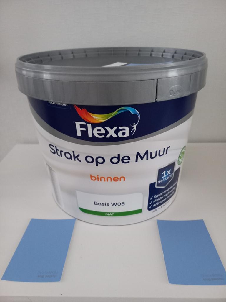 Flexa 10 ltr   Nieuw  !!, Ophalen, Nieuw, Blauw