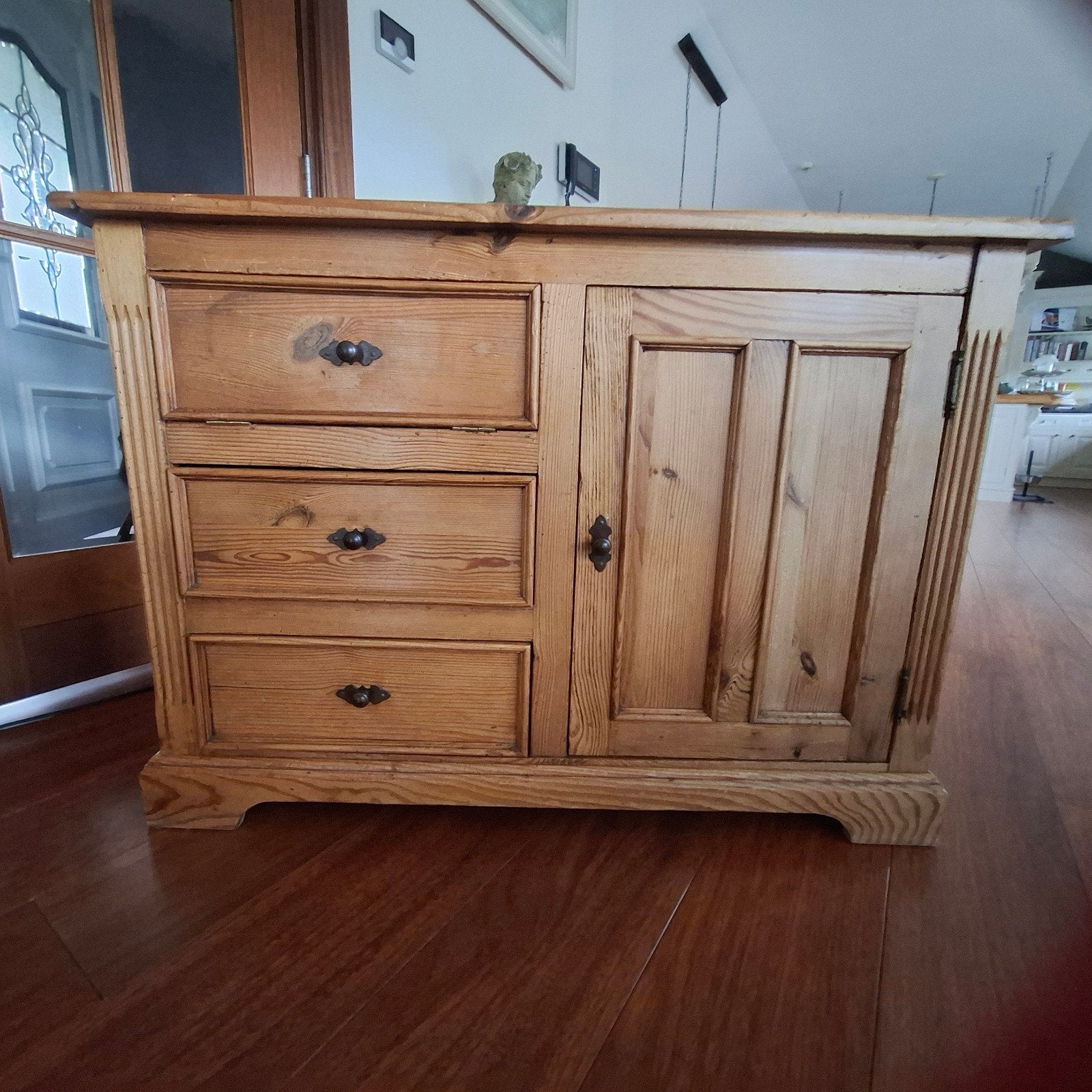 Grenen dressoir, Ophalen, Gebruikt