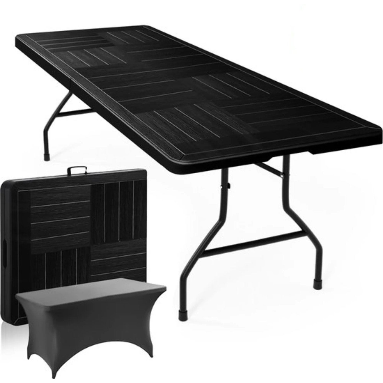 Duerté 6FT Klaptafel / Tuintafel (180 cm) – Nieuw in doos!, Overige materialen, ., Vierkant, Nieuw