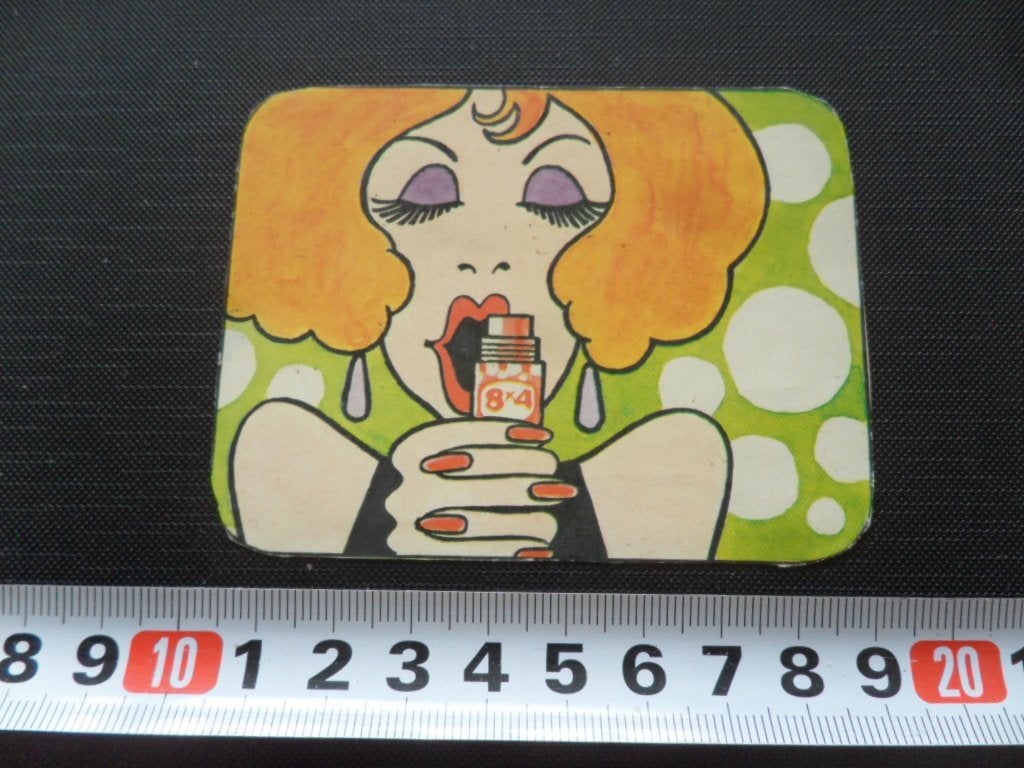sticker Deodorant 8X4, Verzamelen, Stickers, Zo goed als nieuw, Ophalen