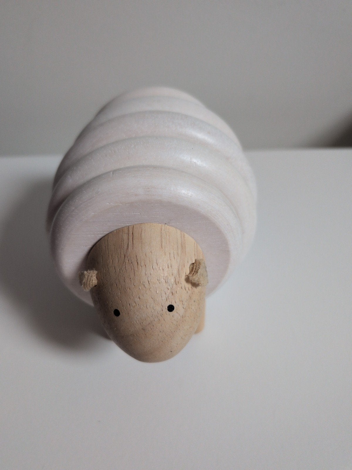 PlanToys Houten Schaap Stapelspeelgoed, Ophalen of Verzenden, Zo goed als nieuw, Duw- of Trekspeelgoed