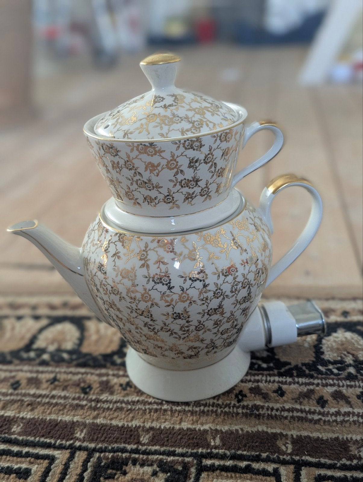 vintage koffiezetautomaat aromator porselein, Ophalen of Verzenden