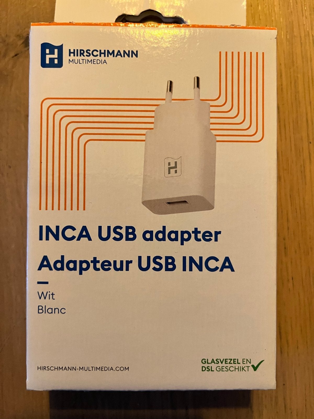 Hirschmann INCA USB adapter - Wit, Ophalen of Verzenden, Nieuw