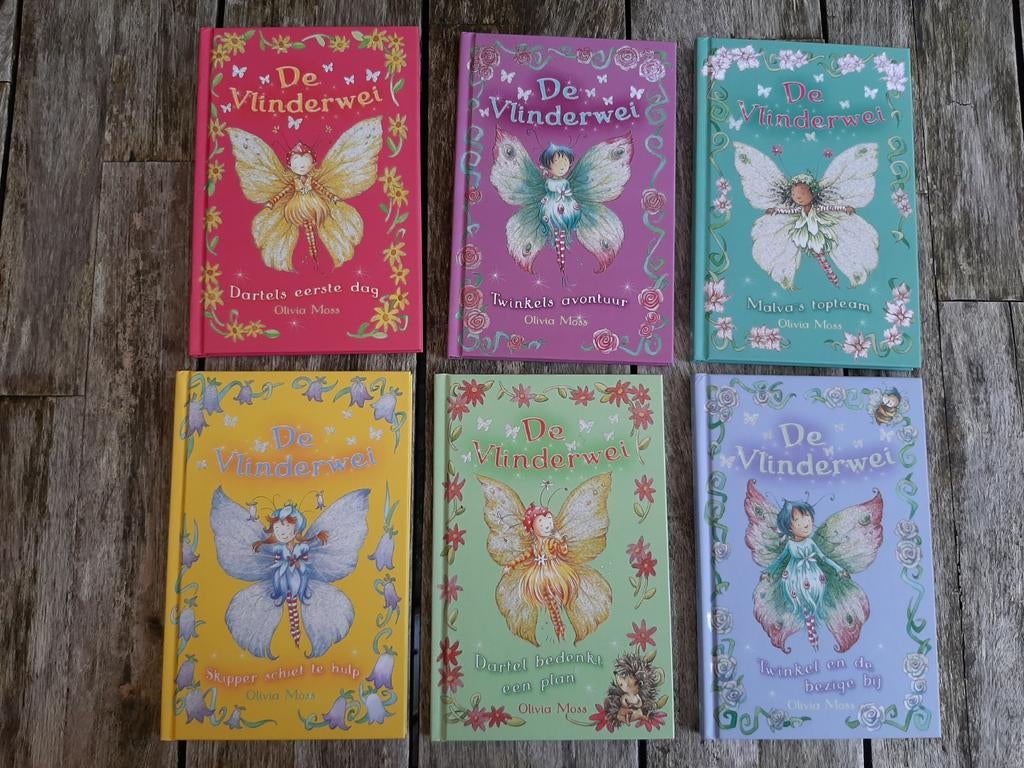 Complete serie boekjes van de vlinderwei elfjes olivia moss, Boeken, Ophalen of Verzenden, Zo goed als nieuw