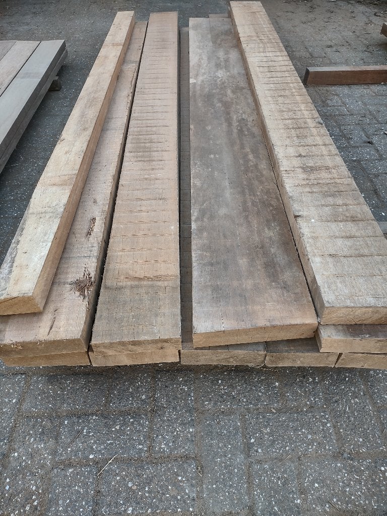 Azobé hout, Doe-het-zelf en Verbouw, Ophalen, Nieuw, 50 mm of meer, Balk