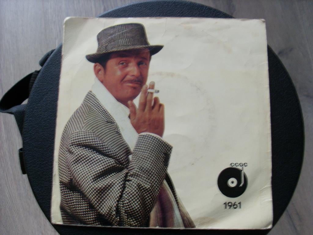 Toon Hermans /Wim Kan - De Slinger van de Koffergrammofoon, Cd's en Dvd's, 7 inch, Single, Zo goed als nieuw, 1960 - 1969