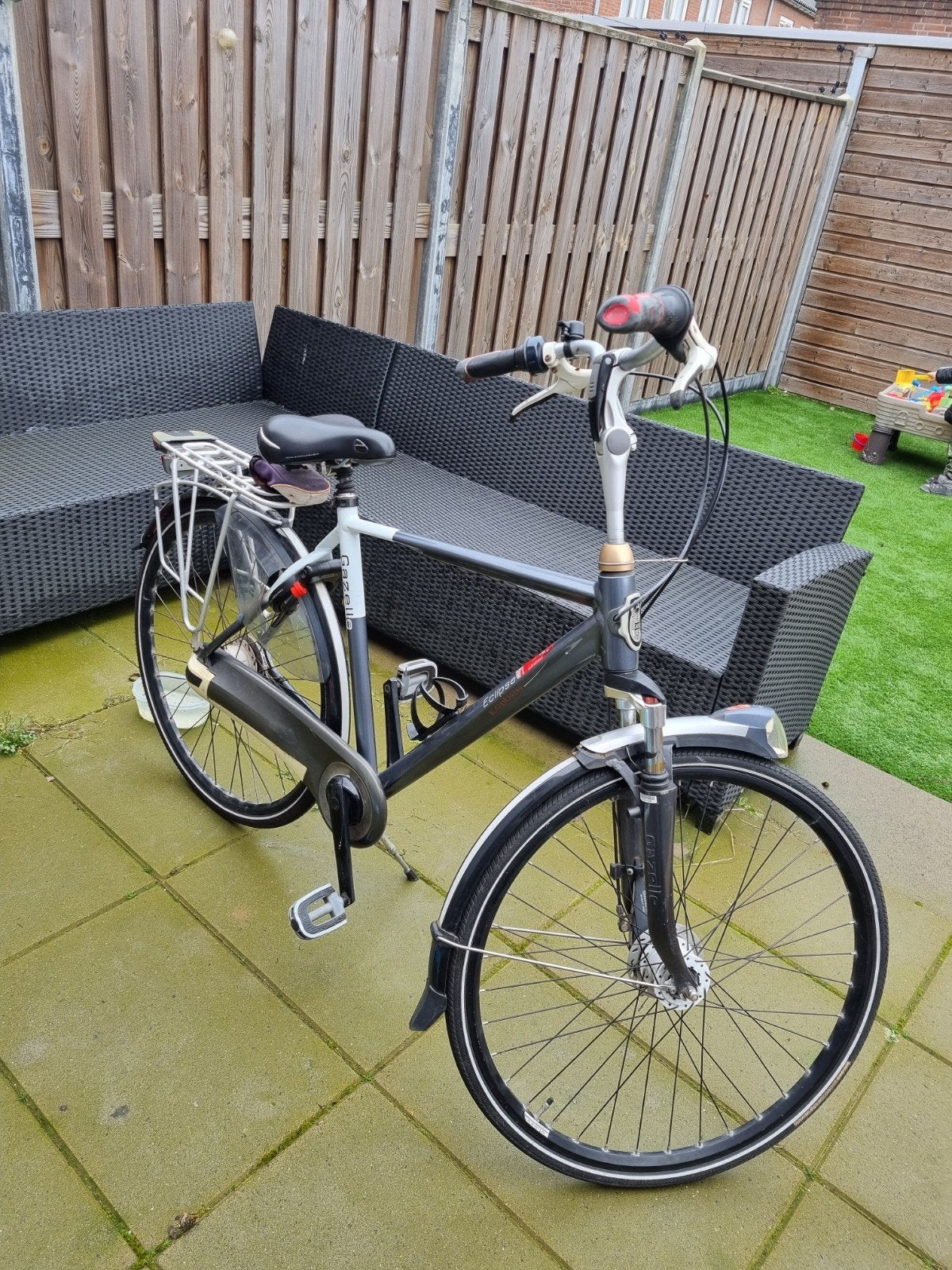 Nette herenfiets gazelle eclipse limited edition, Ophalen, Gebruikt, Velgrem, Versnellingen