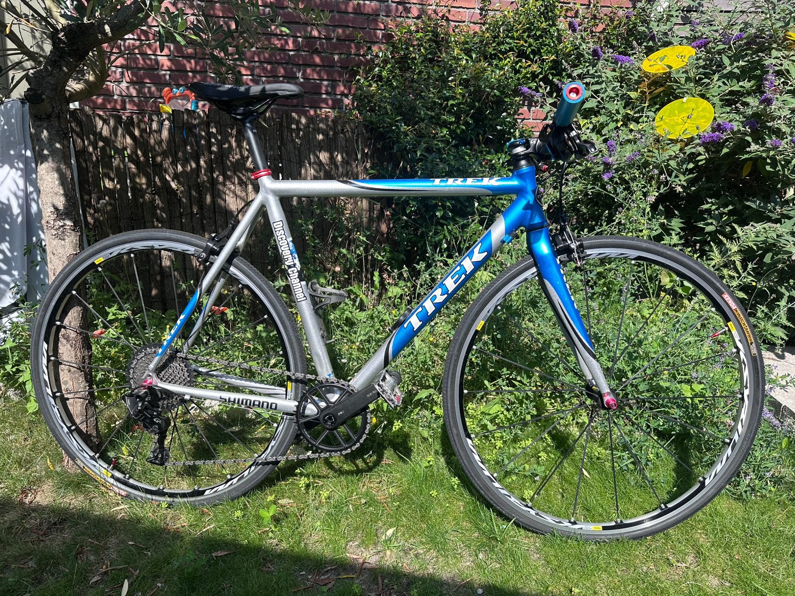 Trek Discovery Channel Custom Made Flatbar Racefiets, Zo goed als nieuw, Meer dan 20 versnellingen, 53 tot 57 cm, Ophalen
