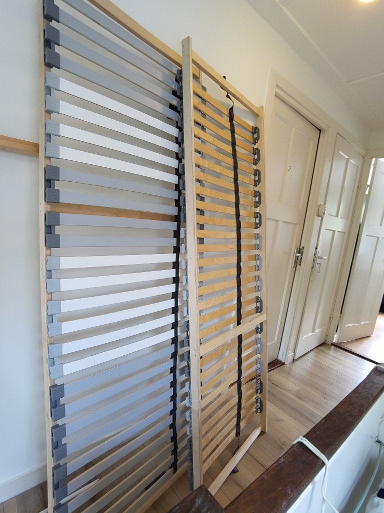 Lattenbodem IKEA 140 x 200, Ophalen, 140 cm, Zo goed als nieuw, Twijfelaar