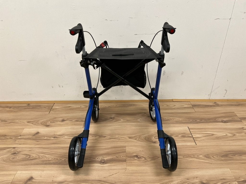 Lichtgewicht rollator Server Electric Blue MET ZACHTE WIELEN, Ophalen of Verzenden, Lichtgewicht, Nieuw