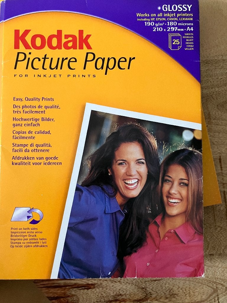 Kodak fotopapier, A4, Verzenden, Nieuw, Glanzend