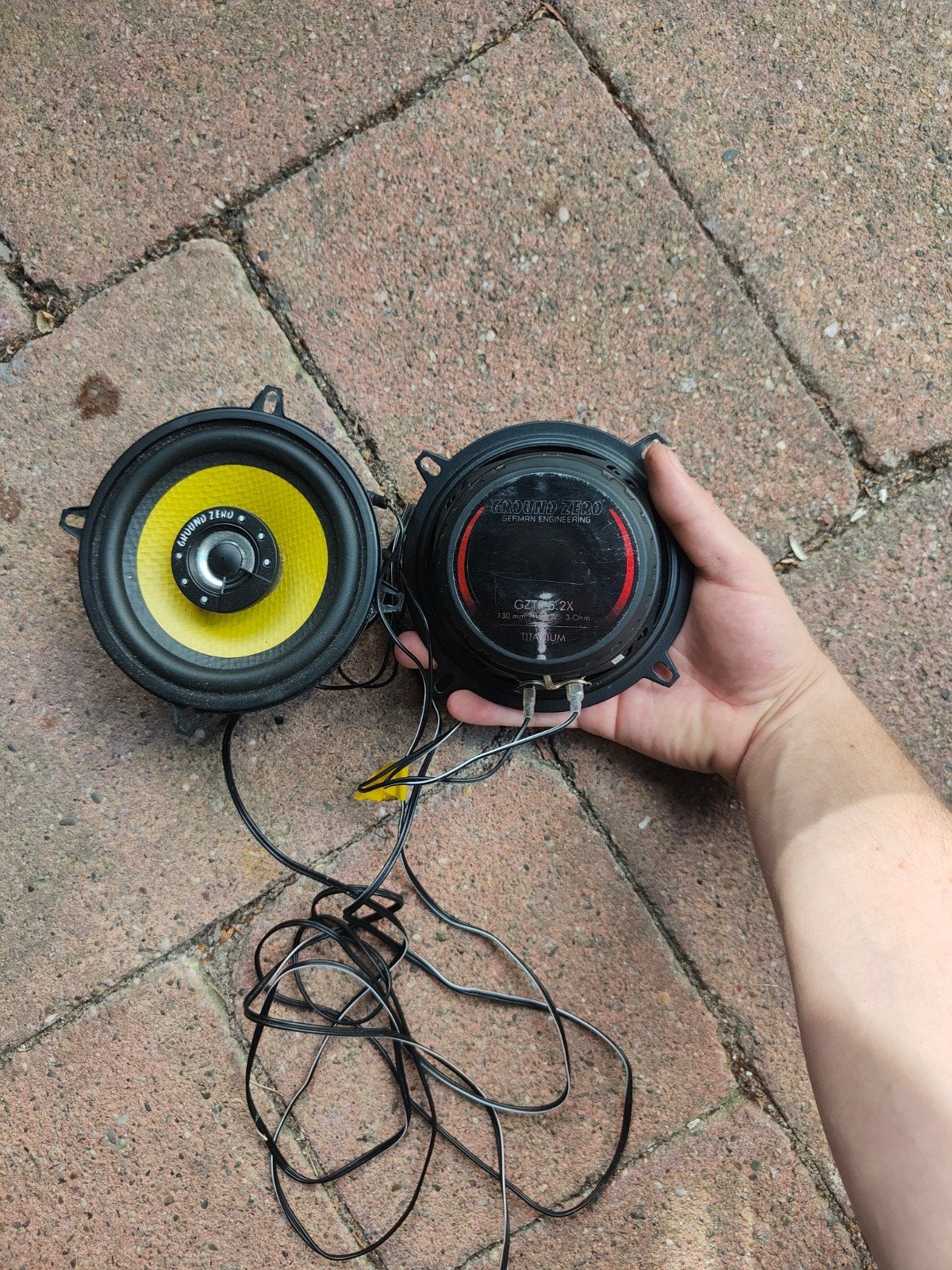 Ground Zero GZTF 5.2X Autoluidsprekers - 130mm, 3 Ohm, Ophalen, Gebruikt