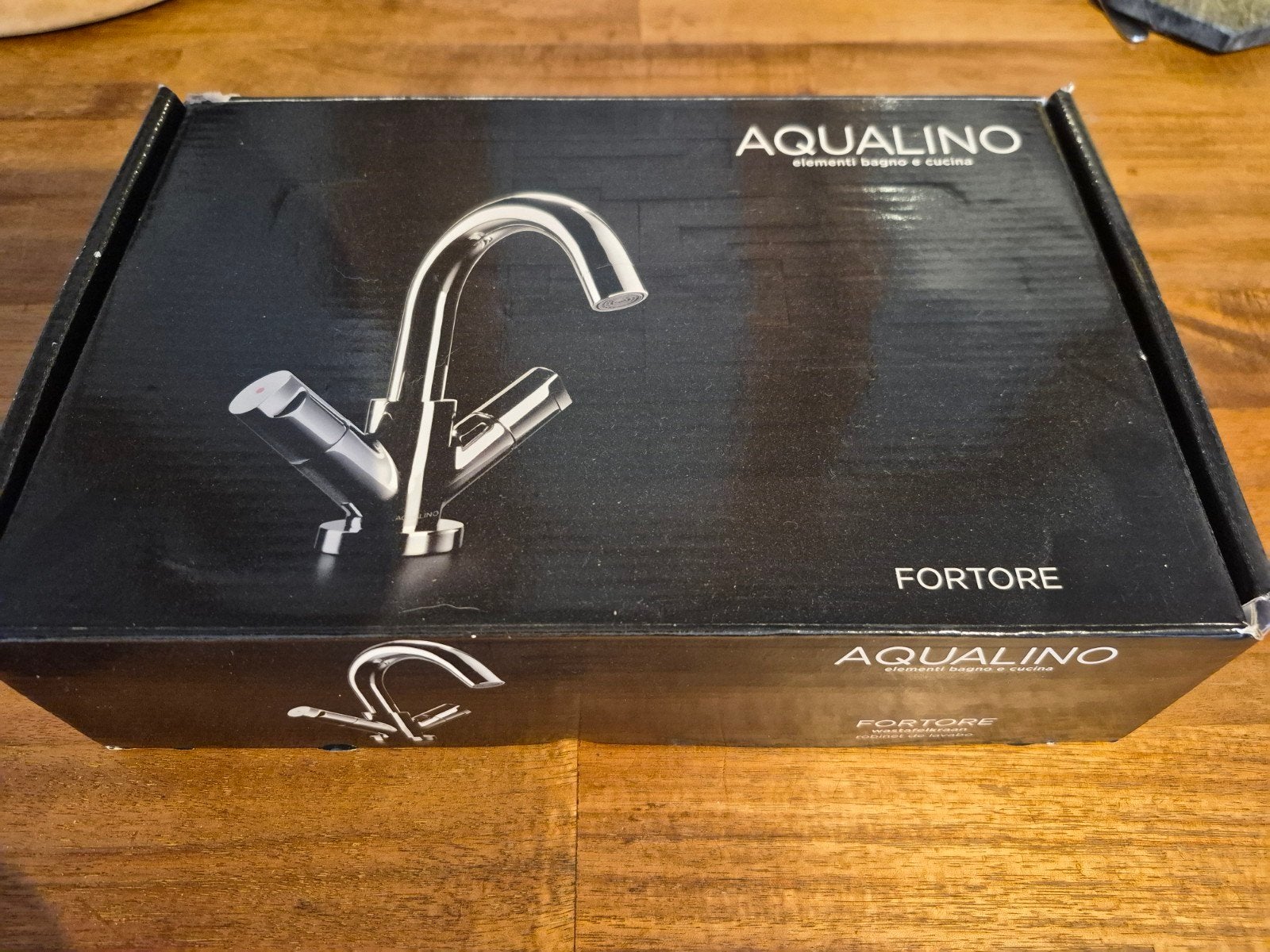 Aqualino Fortore Kraan - Nieuw in doos, Ophalen of Verzenden, Nieuw, Chroom, Kraan