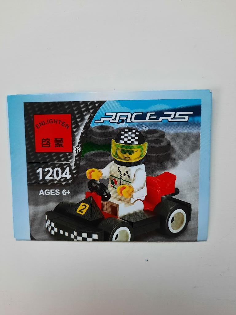 HSANHE bouwinstructies 1204 - Racers, Ophalen of Verzenden, Zo goed als nieuw, Overige merken