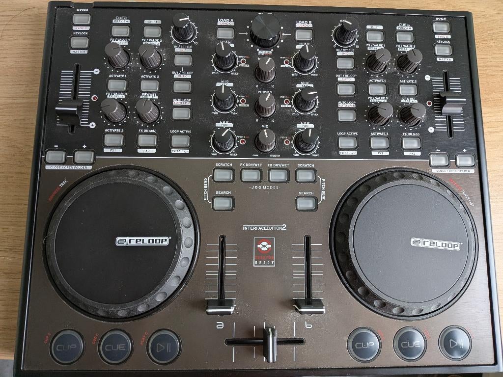 Reloop Digital Jockey 2 Interface Edition – DJ Controller, Ophalen of Verzenden, Gebruikt, Dj-set, Reloop