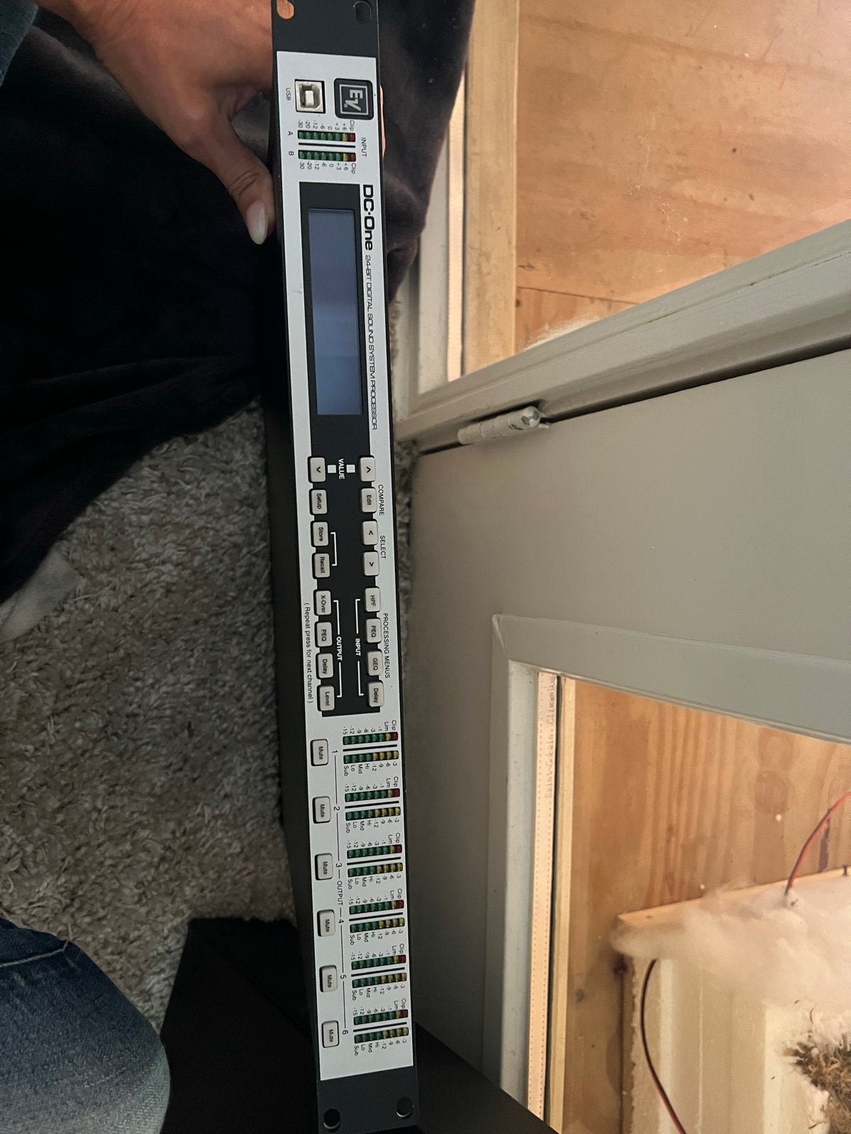 Electro-Voice DC-One Digitale Sound System Processor, Muziek en Instrumenten, Mengpanelen, Ophalen of Verzenden, Zo goed als nieuw