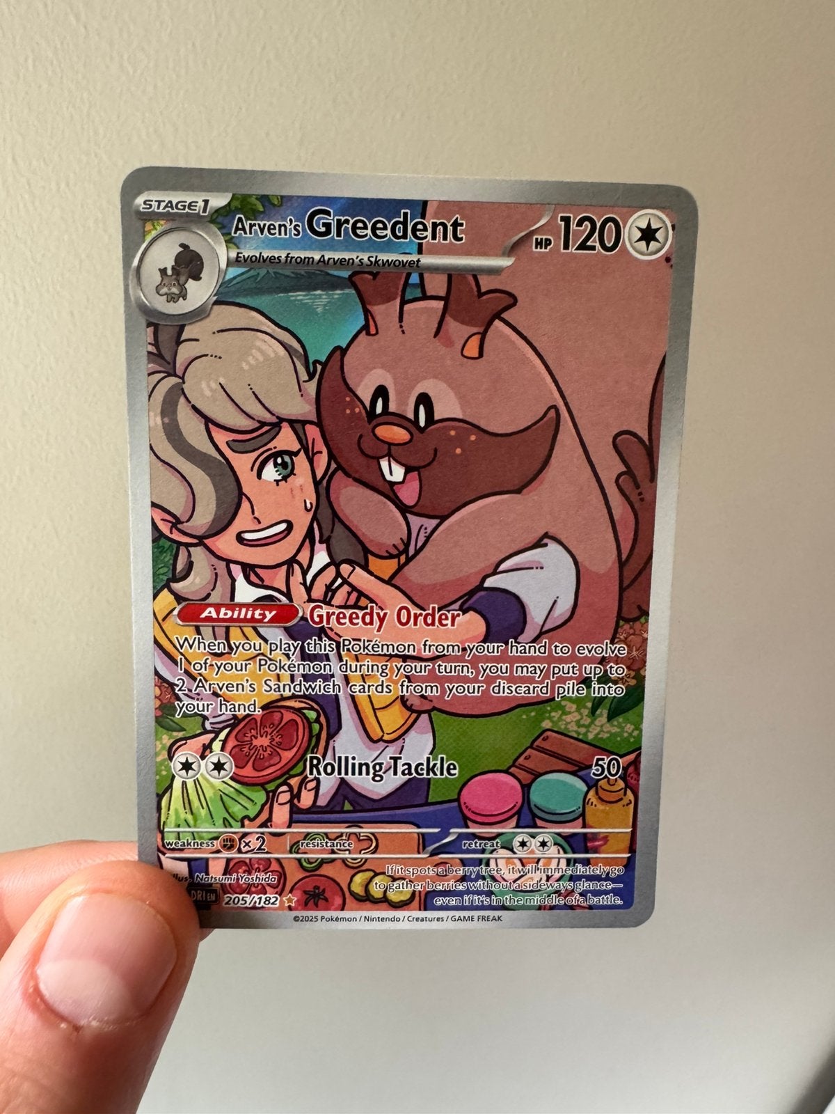 Arven’s greedent 205 10% onder cardmarket, Ophalen of Verzenden, Zo goed als nieuw, Meerdere kaarten
