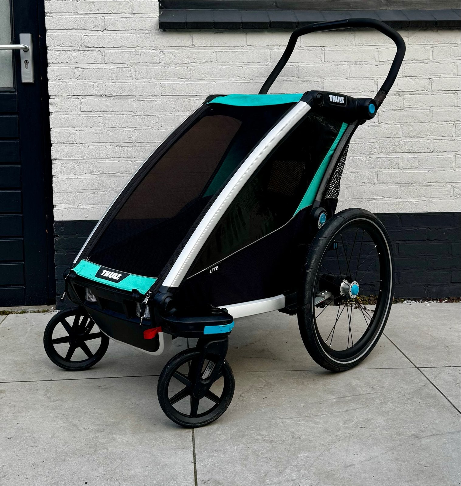 Thule Chariot Lite 1 - Multifunctionele Kinderkar, Luchtbanden, Zo goed als nieuw, Ophalen, Kinderwagen