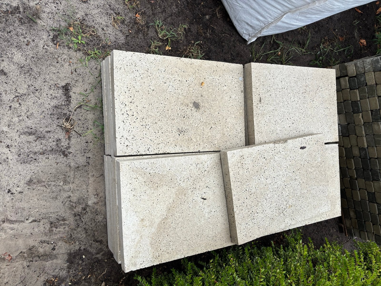Schellevis tegels 60x40x5 - Creme - Nieuw, Tuin en Terras, Ophalen, Nieuw, Minder dan 5 m², Beton
