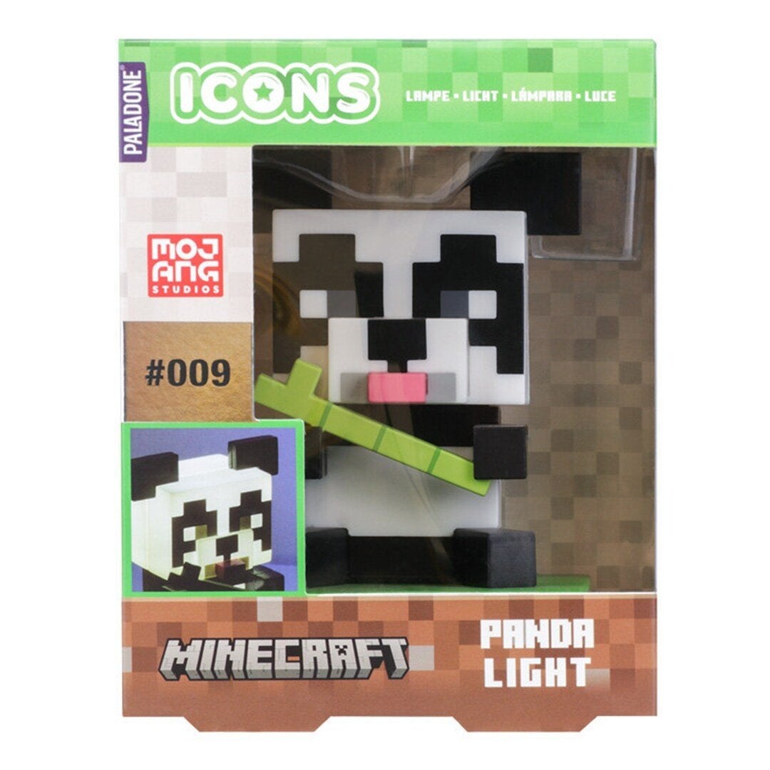 Minecraft Panda Lamp - Draagbare LED Nachtlamp 11cm, Ophalen of Verzenden