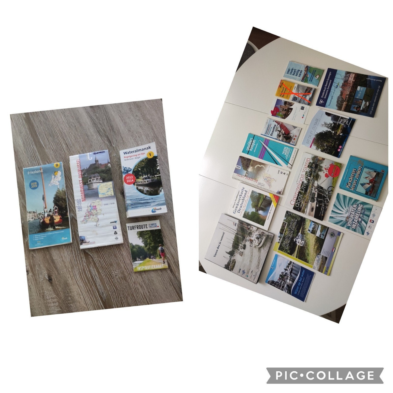 Waterkaarten en Informatie boekjes, Ophalen of Verzenden, Gebruikt