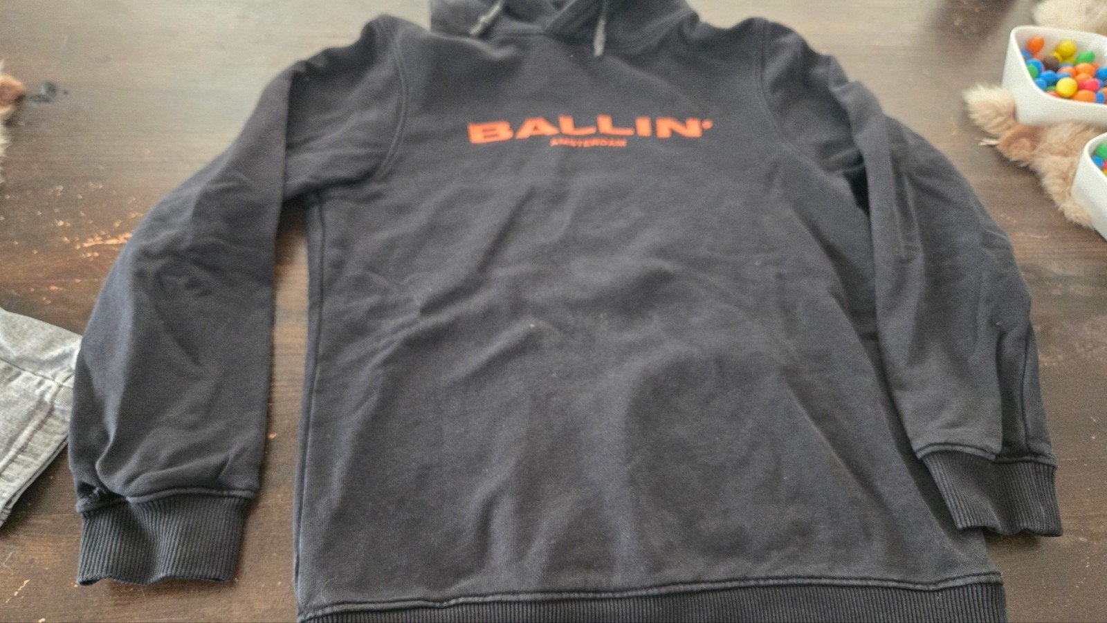 ballin hoodie, Ophalen of Verzenden, Zo goed als nieuw, Jongen, Trui of Vest