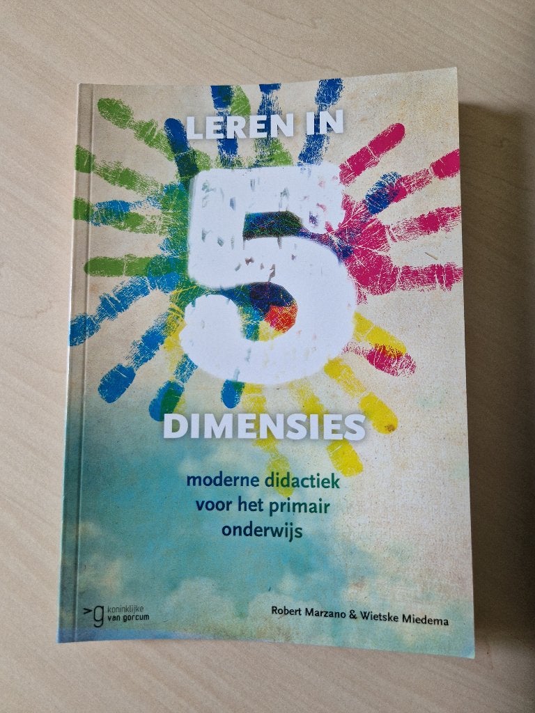 Leren in vijf dimensies - Robert Marzano, Boeken, Ophalen of Verzenden, Alpha, Zo goed als nieuw, HBO