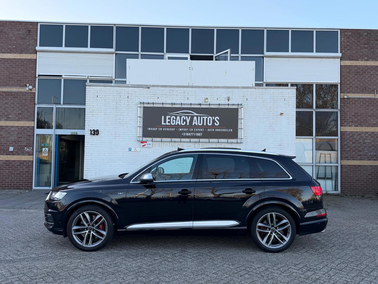 Audi SQ7 4.0 TDI SQ7 quattro Pro Line + TOP STAAT!, Auto's, Automaat, 435 pk, Gebruikt, Zwart