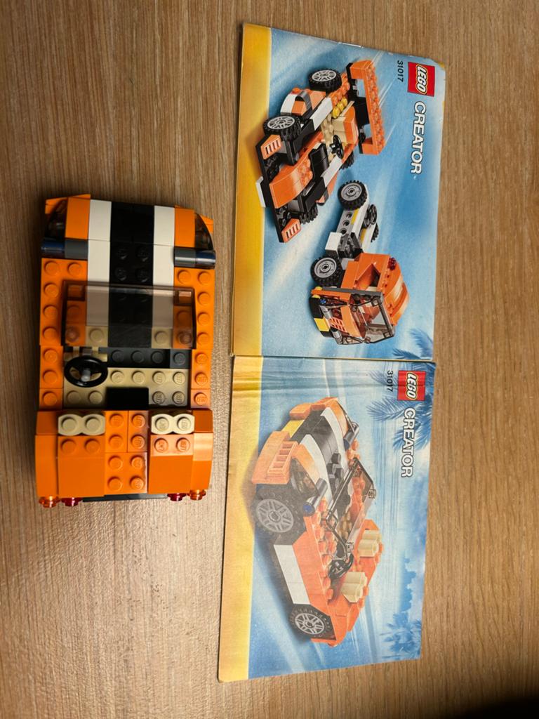 LEGO Creator 31017 Sportwagen - Compleet met instructies, Lego, Ophalen of Verzenden, Zo goed als nieuw, Compleet