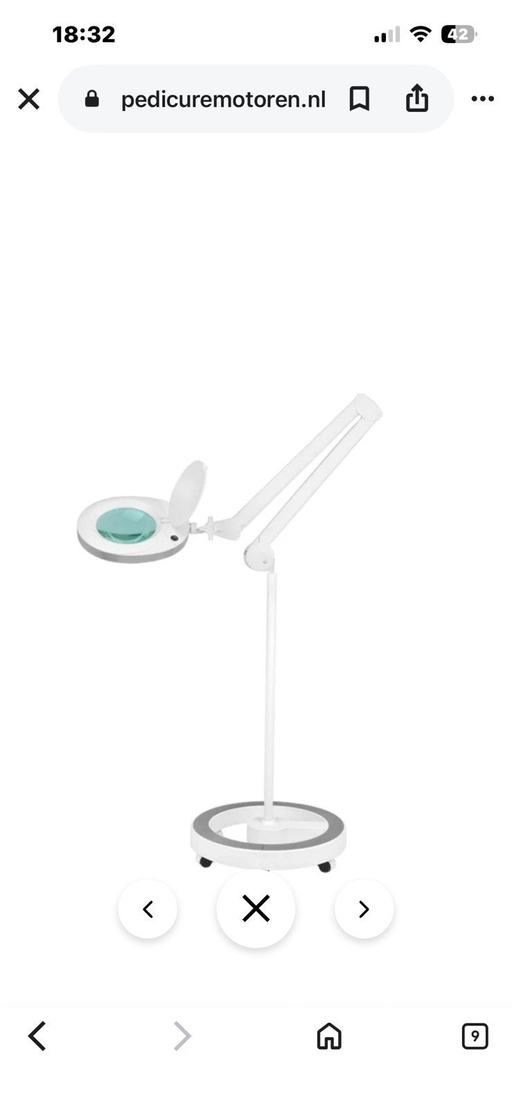 Loeplamp met statief, Hobby en Vrije tijd, Vergrootglazen, Loepen en Loeplampen, Ophalen, Zo goed als nieuw, Loeplamp