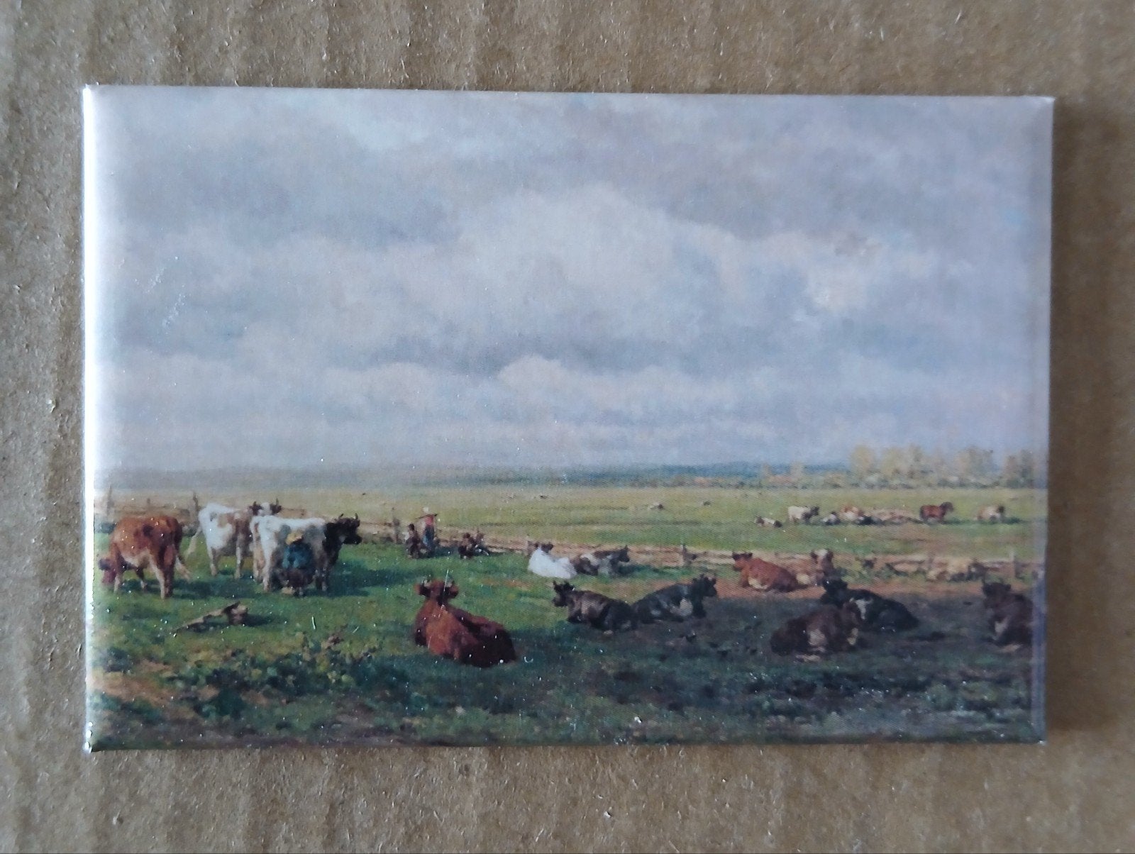 Rijksmuseum magneet - Weidelandschap met vee, Ophalen of Verzenden, Gebruikt