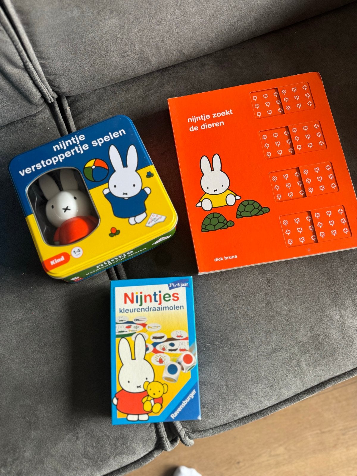 Nijntje spelletjes: Verstopperje, Kleurendraaimolen, Zoekt d, Ophalen of Verzenden, Gebruikt, Overige typen, Met geluid