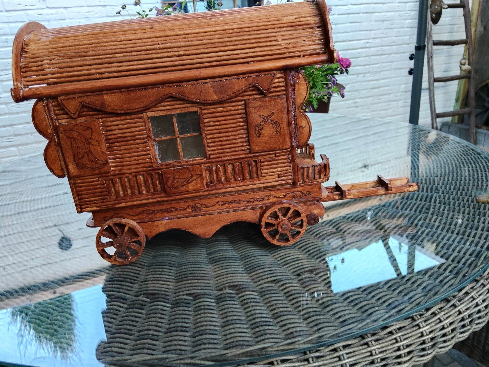 Woonwagen/ Westernwagen/ Salon wagen., Ophalen