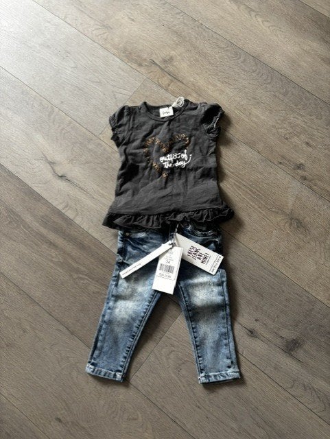 Setje van Feetje maat 74 (advr 156), Kinderen en Baby's, Babykleding | Maat 74, Meisje, Nieuw, Ophalen of Verzenden, Setje