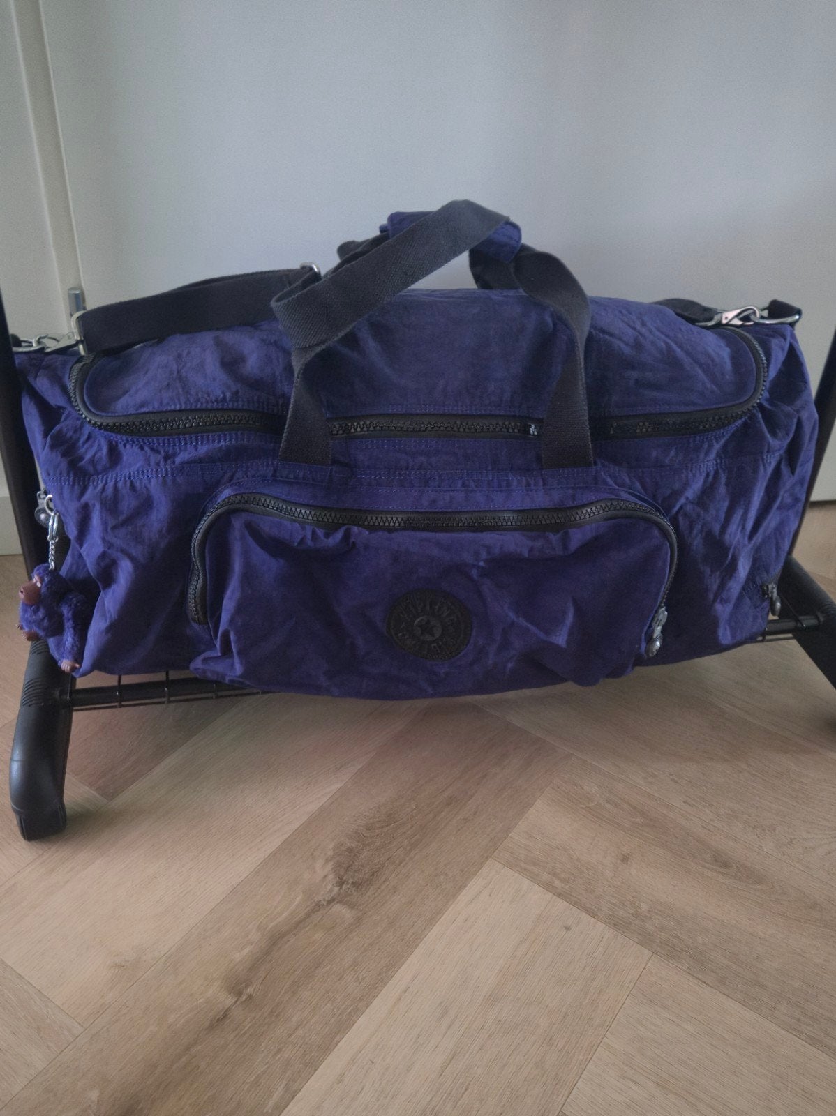 kipling reistas / weekendtas met aapje, Sieraden, Tassen en Uiterlijk, Tassen | Reistassen en Weekendtassen, 30 cm of meer, Blauw