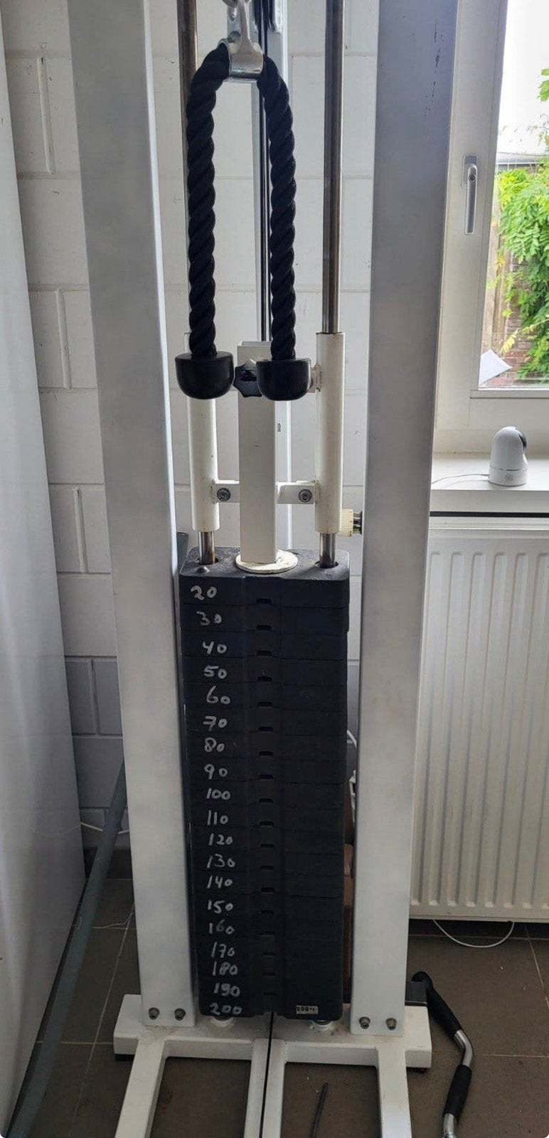 Single Pulley (high/low) 200kg weight stack, Sport en Fitness, Ophalen, Gebruikt, Benen, Overige typen