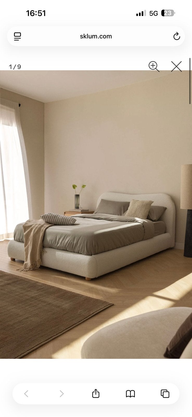 Bed 180 x 200, Wit, Ophalen of Verzenden, 180 cm, 200 cm