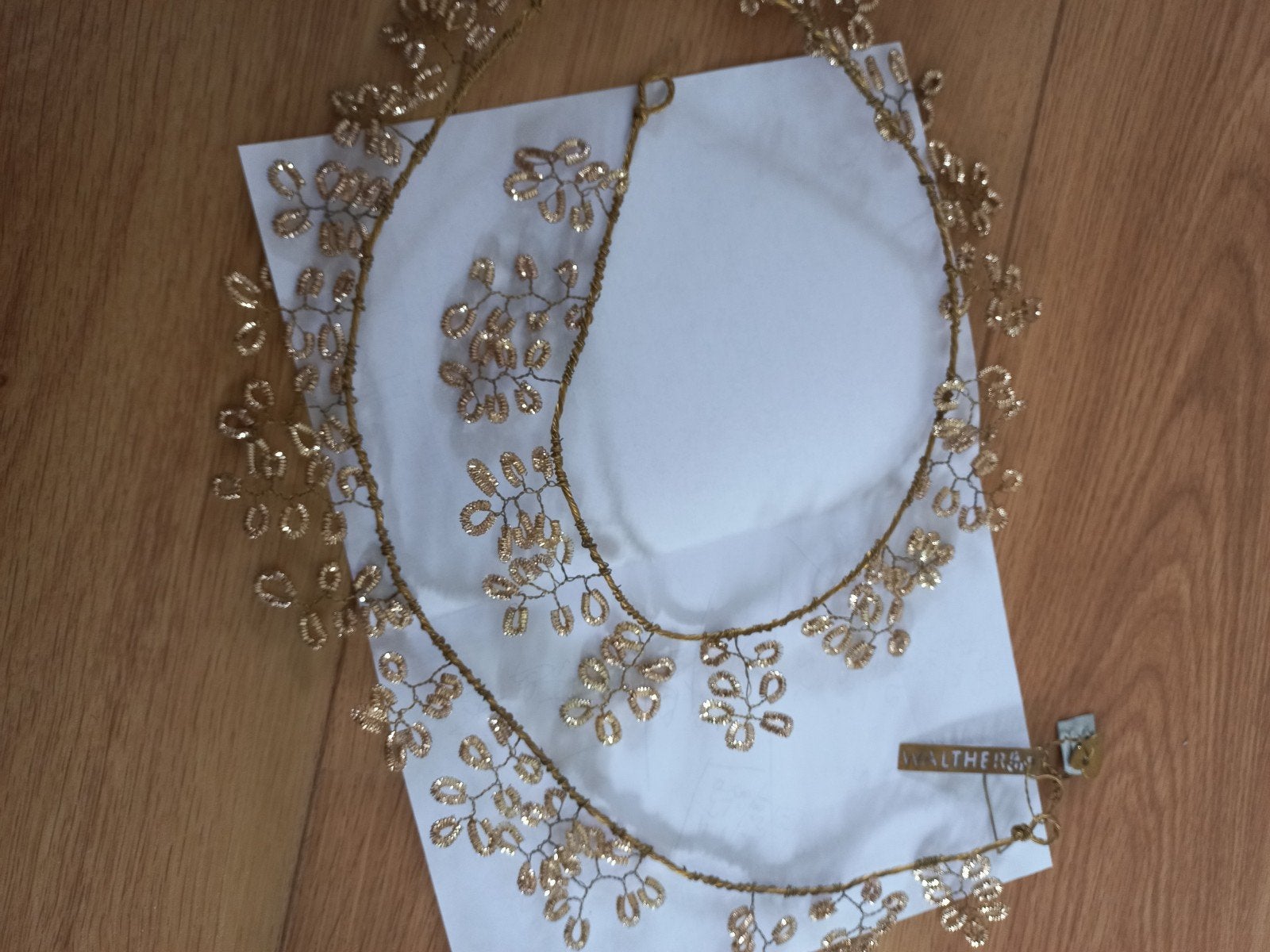walther&co messing decoratieve handgemaakte slinger, Ophalen of Verzenden, Nieuw