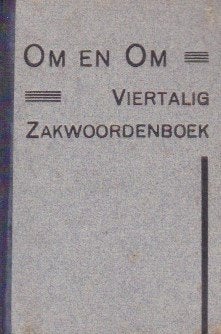 Om en Om - Viertalig zakwoordenboek 1e druk Kramers Quanjer, Ophalen of Verzenden, 1e druk Kramers Quanjer