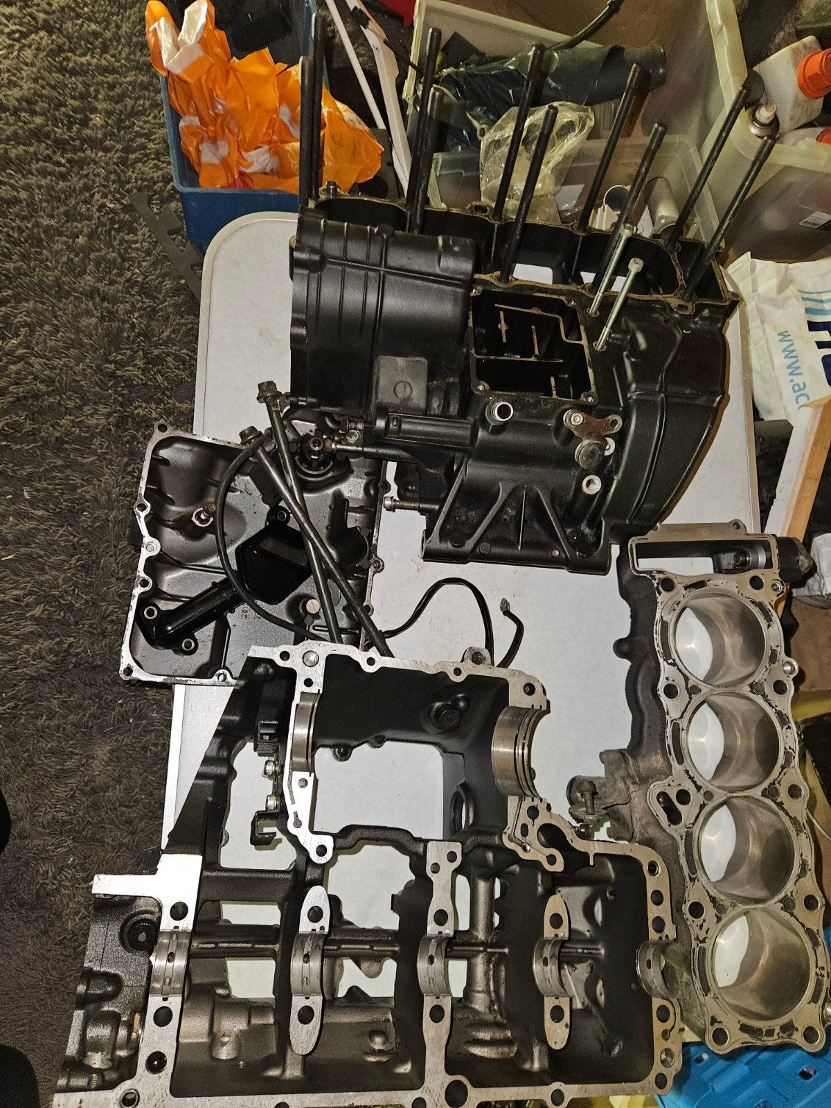 Yamaha fz1 2006 tot 2014 r1 2004 2006 carter, Motoren, Ophalen of Verzenden